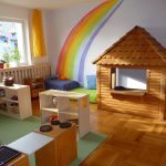 Spielecke Kindergarten Spielhaus aus Holz